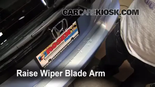 2010 Honda Fit Sport 1.5L 4 Cyl. Escobillas de limpiaparabrisas trasero Cambiar escobillas de limpiaparabrisas